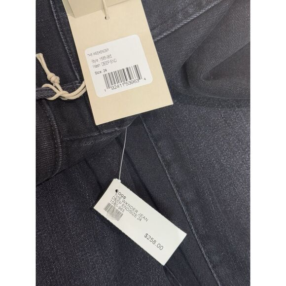 MOTHER jeans The Weekender In Deep End Wash Women's Size 24 - Picture 10 of 14